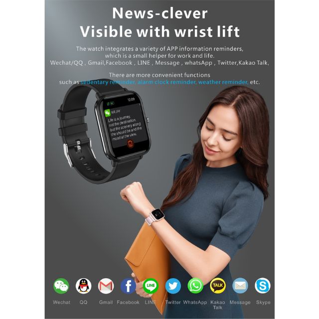 Reloj Inteligente Mujer con Llamada y Whatsapp, 5ATM Impermeable