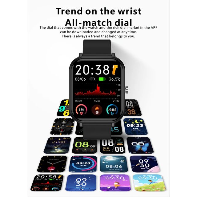 Smartwatch Q9 Pro de 1,7 Pulgadas, Reloj inteligente Multifunción