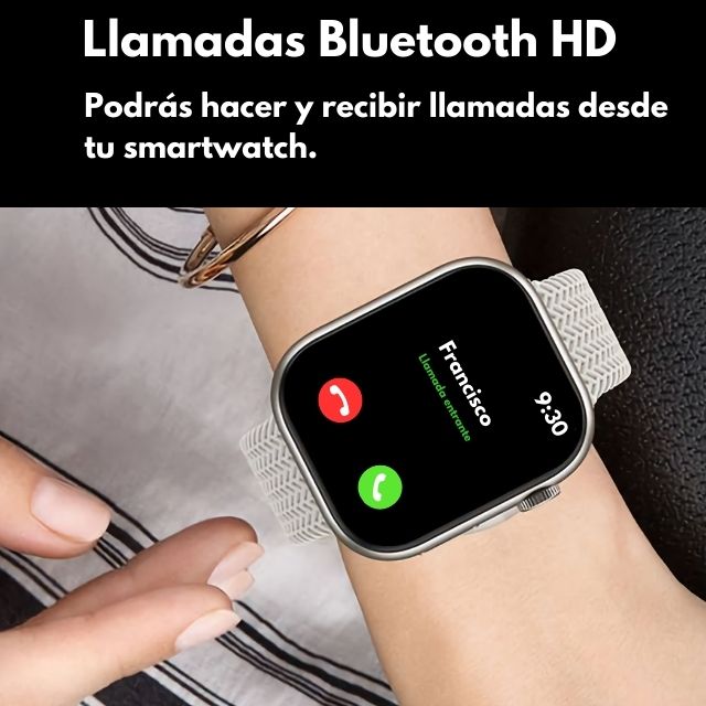 Comprar 2022 nuevo reloj inteligente Ultra Smartwatch hombres mujeres  Bluetooth llamada impermeable carga inalámbrica pantalla HD de 2 pulgadas