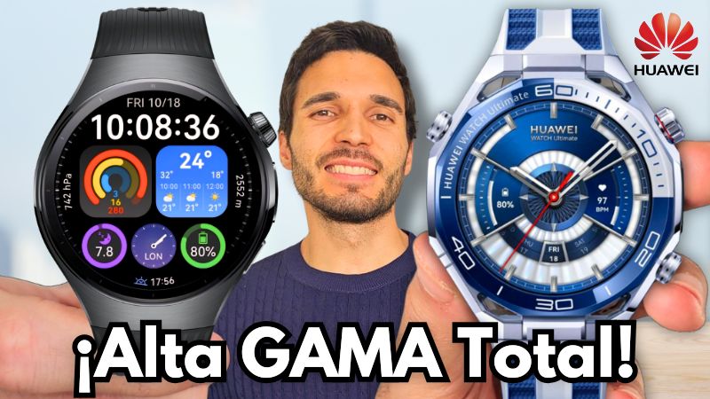 Huawei Watch 5 vs Ultimate 2 ¿Vale la pena GASTAR MÁS?