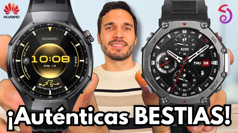 AMAZFIT T-REX 3 PRO VS HUAWEI WATCH GT 6 PRO ¿Cuál es el MEJOR?