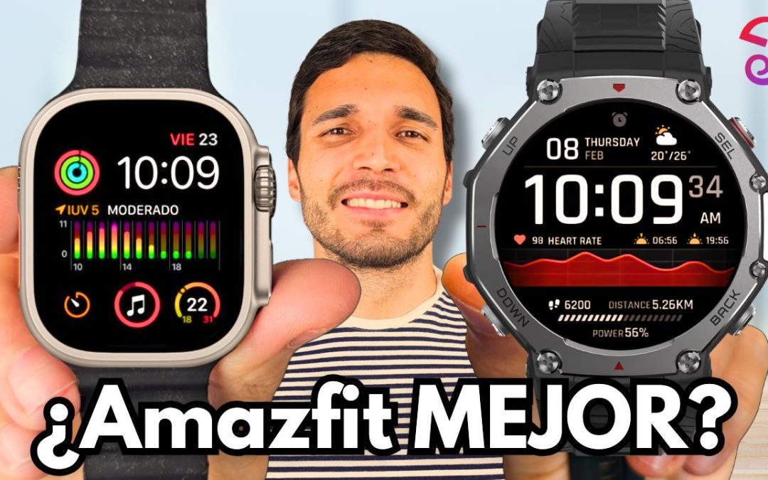 ¿Amazfit MEJOR que Apple? Amazfit T-REX 3 Pro vs Apple Watch Ultra 3